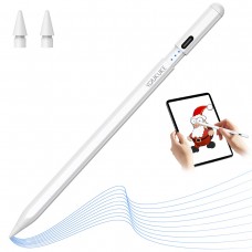 YOUKUKE ID733 Active Stylus Pen Pencil White with Hidden Charging Port for iPad 2018-2022