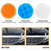 YOUKUKE 3-Inch 22Pcs Polishing Sponge Car Set for Car Polishing Attachment