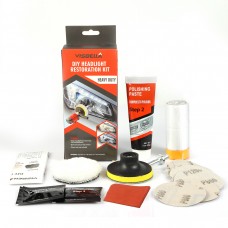 YOUKUKE Car Headlight Restoration Kit DIY Headlamp Brightening Repairing Polishing Tools