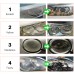 YOUKUKE Car Headlight Restoration Kit DIY Headlamp Brightening Repairing Polishing Tools