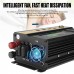 YOUKUKE Car Power Inverter 550W/1200W DC 12V to AC 220V Transformer with LCD Display