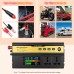 YOUKUKE Car Power Inverter 550W/1200W DC 12V to AC 220V Transformer with LCD Display