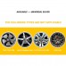 YOUKUKE Aluminum Alloy Car Wheel Repair Kit 