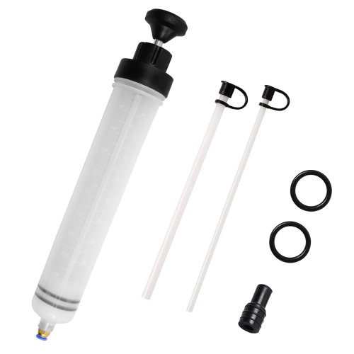 YOUKUKE Oil Suction Syringe 500CC Fuel Transfer Syringe Manual Automotive Transfer Pump