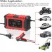 YOUKUKE 12V/6A Car Battery Charger with Dynamic LED Display