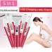 YOUKUKE 5IN1 Electric Epilator Multifunctional Womens Shaver Hair Removal USB Trimmer Kit