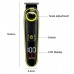 YOUKUKE Digital LCD Display Electric Hair Clipper Multifunctional Nose Hair Trimmer