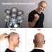 YOUKUKE 7 in 1 Mens Electric Shaver 7 Head Razor Bald Hair Trimmer Beard Remover with LCD