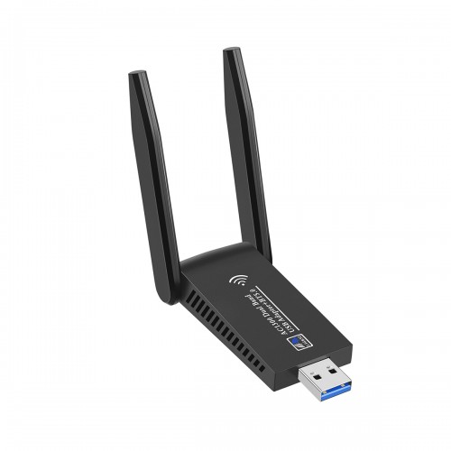 YOUKUKE 2in1 Wireless USB 3.0 WiFi Adapter 1300Mbps 2.4G/5.8G Bluetooth 5.0 5Dbi Antenna