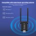 YOUKUKE 2in1 Wireless USB 3.0 WiFi Adapter 1300Mbps 2.4G/5.8G Bluetooth 5.0 5Dbi Antenna