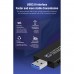 YOUKUKE 2in1 Wireless USB 3.0 WiFi Adapter 1300Mbps 2.4G/5.8G Bluetooth 5.0 5Dbi Antenna