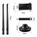 YOUKUKE USB 3.0 WiFi Adapter Wireless Network Dual Band 1200Mbps 5dBi Antenna for PC