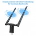 YOUKUKE USB 3.0 WiFi Adapter Wireless Network Dual Band 1200Mbps 5dBi Antenna for PC