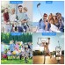 YOUKUKE Bluetooth Selfie Stick Selfistick Tripod Extendable 1m with Remote Shutter Fill-Light LED