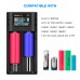 YOUKUKE 2-Slot LCD Display Battery Charger for Lithium/AAA/AA Rechargeable Batteries 