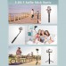 YOUKUKE 43" Extended Selfie Stick Selfistick Tripod with Bluetooth Remote and Dual LED Fill Light