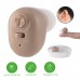 YOUKUKE Rechargeable ITE Hearing Aids Device Elderly Sound Amplifier Deafness with Case