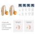 YOUKUKE F-138D BTE Hearing Aids Mini Digital Sound Amplifier Enhancer Behind The Ear (2 Pack)