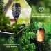 YOUKUKE Solar Flickering Dancing Flame Lights Waterproof Outdoor Garden Decorative (6-Pack)