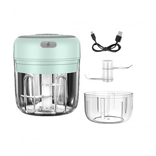 YOUKUKE Wireless Electric Mini Garlic Chopper with 250ML + 100ML Cups