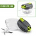 YOUKUKE Portable Kitchen Manual Food Processor Vegetable Chopper 520ml 3 Blades