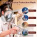 YOUKUKE 17in1 Full Face Respirator Reusable Gas Cover Organic Vapor Mask 