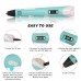 YOUKUKE 3D Printing Pen Drawing Pen Set with LCD + 12 Colors x 3m PLA Filaments