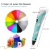 YOUKUKE 3D Printing Pen Drawing Pen Set with LCD + 12 Colors x 3m PLA Filaments