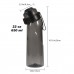 YOUKUKE A1r-Up Wasserflasche 650ml Sport-Wasserflasche mit 7 aromatisierte Flavoured Pods