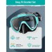 YOUKUKE Snorkel Set Adults Snorkeling Gear Anti-Fog Panoramic View Swim Mask Dry Top Snorkel Kit 