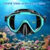 YOUKUKE Snorkel Set Adults Snorkeling Gear Anti-Fog Panoramic View Swim Mask Dry Top Snorkel Kit 