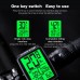 YOUKUKE Bicycle Speedometer Wireless Backlight LCD Large Display Waterproof Stopwatch